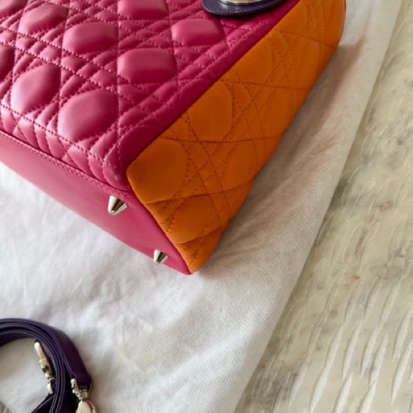 CHRISTIAN DIOR LADY DIOR BAG (AUTHENTIC) - Picture 9 of 10